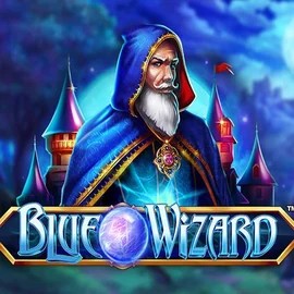 Blue Wizard slot logo by Quickspin at Hollywin CasinoBlue Wizard