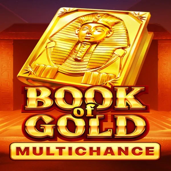 Book of Gold Multichance online game logo by Playson on hollywincasino.ch