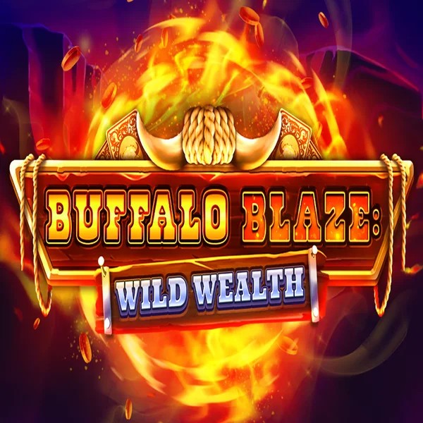 Buffalo Blaze Wild Wealth logo by OctoPlay Hollywin Casino