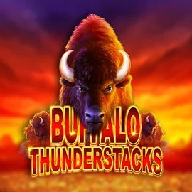 Buffalo Thunderstacks logo by Amatic Industries Hollywin Casino