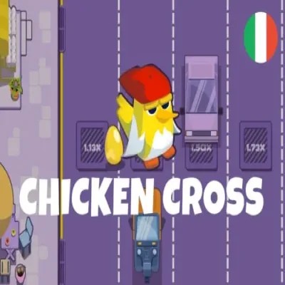 Chicken Cross logo by Upgaming Hollywin Casino