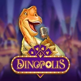 Dinopolis slot visual from Push Gaming available on hollywincasino.ch