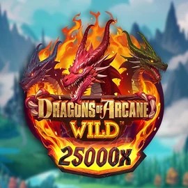 Dragons of Arcane Wild slot visual from Foxium available on hollywincasino.ch