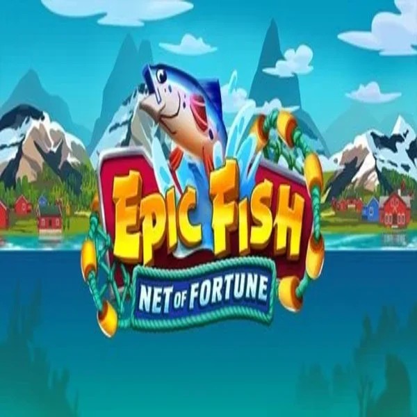 Epic Fish Net of Fortune online game logo by Quickspin on hollywincasino.ch