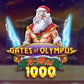 Gates of Olympus Xmas 1000 logo by Pragmatic Play Hollywin Casino