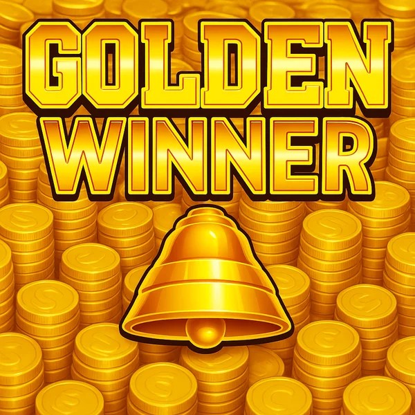 Golden Winner logo – Slots by Inspired Gaming at Hollywin Casino