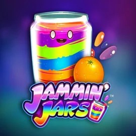 Jammin Jars slot logo by Push Gaming at Hollywin Casino