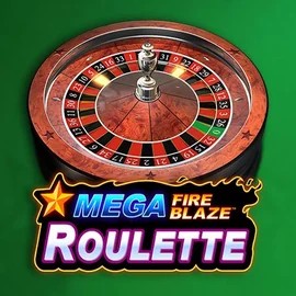 Mega Fire Blaze Roulette slot visual from Playtech available on hollywincasino.ch