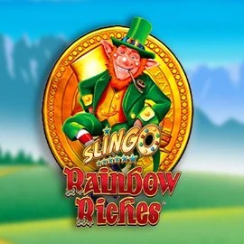 Slingo Rainbow Riches casino game by Gaming Realms – featured logo at Hollywin Casino