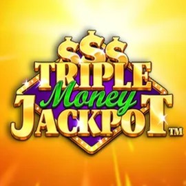 Triple Money Jackpot slot logo by Playtech at Hollywin Casino